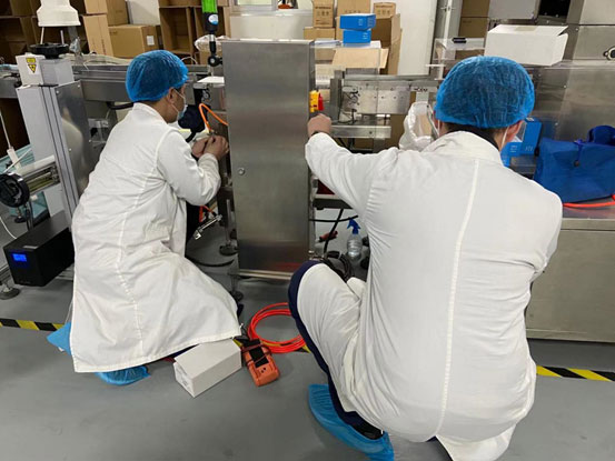  山東西泰克為山東某大型制藥廠提供售后調試服務