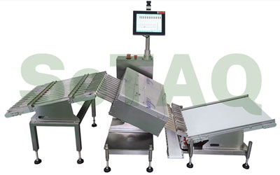 背封條包斜滑檢重秤——背封條包的動態檢重方案